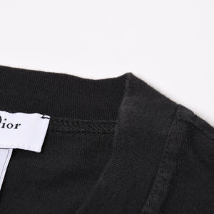 CHRISTIAN DIOR クリスチャン ディオール 半袖 Tシャツ ブラック 2P12155025 ガリアーノ期 レインボー 虹 サイズ 42 美品 中古 4b002053