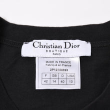 Load image into Gallery viewer, CHRISTIAN DIOR クリスチャン ディオール 半袖 Tシャツ ブラック 2P12155025 ガリアーノ期 レインボー 虹 サイズ 42 美品 中古 4b002053