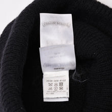 Load image into Gallery viewer, CHROME HEARTS クロムハーツ ニットキャップ ビーニー CH刺繍 サマーニット ブラック ウール ONE SIZE 刺繍 美品 中古 4b013878