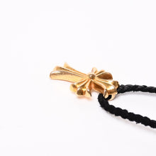 画像をギャラリービューアに読み込む, CHROME HEARTS クロムハーツ SML CH CROSS 22K スモール CHクロス ペンダント チャーム 重量約41.7g ボロチップ レザーブレード 美品 中古 4b014001