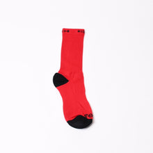 Load image into Gallery viewer, 新品未使用 CHROME HEARTS クロムハーツ × JOE FOTI JARVIS SOCKS フォティ ジャービス ソックス 靴下 レッド ブラック 中古 4b013678