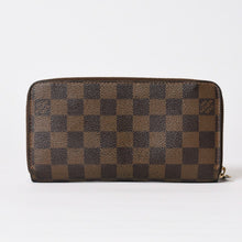 Load image into Gallery viewer, LOUIS VUITTON ルイヴィトン ジッピーウォレット 長財布 N41661 ダミエ キャンバス ライニング ブラウン 美品 中古 4b010896
