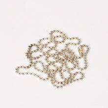 Load image into Gallery viewer, 極美品 CHROME HEARTS クロムハーツ BALL CHAIN NECKLACE ボールチェーンネックレス 重量約8.70g 全長約76.5cm シルバー 中古 4b013672