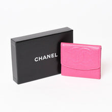 Load image into Gallery viewer, CHANEL シャネル コインケース 小銭入れ A01428 4番台 ココマーク キャビアスキン ピンク イタリア製 美品 中古 4b013724