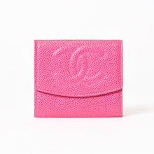 Load image into Gallery viewer, CHANEL シャネル コインケース 小銭入れ A01428 4番台 ココマーク キャビアスキン ピンク イタリア製 美品 中古 4b013724