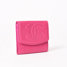 Load image into Gallery viewer, CHANEL シャネル コインケース 小銭入れ A01428 4番台 ココマーク キャビアスキン ピンク イタリア製 美品 中古 4b013724