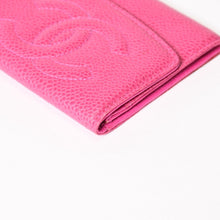 Load image into Gallery viewer, CHANEL シャネル コインケース 小銭入れ A01428 4番台 ココマーク キャビアスキン ピンク イタリア製 美品 中古 4b013724