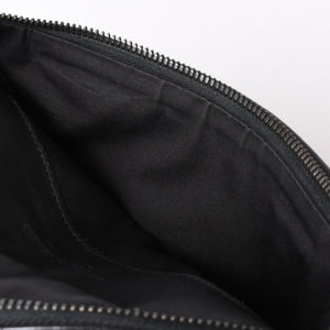 BOTTEGAVENETA ボッテガヴェネタ イントレチャート 2WAY ベルトバッグ 121604 ブラック カーフ ガンメタル金具 美品 中古 4b013473