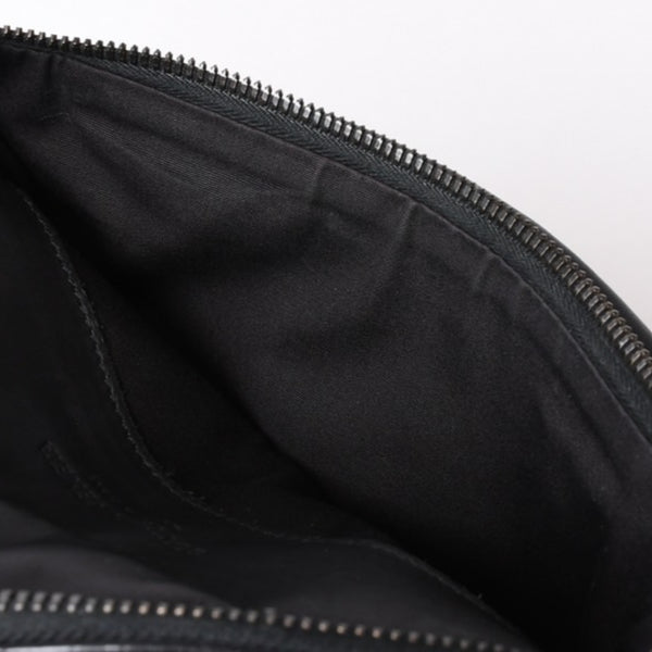 BOTTEGAVENETA ボッテガヴェネタ イントレチャート 2WAY ベルトバッグ 121604 ブラック カーフ ガンメタル金具 美品 中古 4b013473