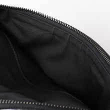 Load image into Gallery viewer, BOTTEGAVENETA ボッテガヴェネタ イントレチャート 2WAY ベルトバッグ 121604 ブラック カーフ ガンメタル金具 美品 中古 4b013473