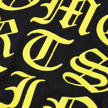 Load image into Gallery viewer, CHROME HEARTS クロムハーツ ネオン ロゴ プリント Tシャツ サイズM ブラック コットン 美品 中古 4b013685