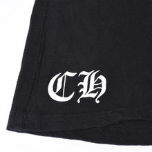 Load image into Gallery viewer, CHROME HEARTS クロムハーツ セメタリー 半袖VネックTシャツ サイズXS ブラック コットン 美品 中古 4b013691