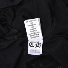 Load image into Gallery viewer, CHROME HEARTS クロムハーツ セメタリー 半袖VネックTシャツ サイズXS ブラック コットン 美品 中古 4b013691