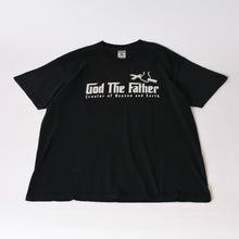Load image into Gallery viewer, VINTAGE ヴィンテージ 90's God The Father 父なる神 半袖Tシャツ サイズXL ゴッドファーザー サンプリング ブラック 美品 中古 4b013801