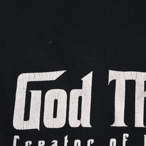 VINTAGE ヴィンテージ 90's God The Father 父なる神 半袖Tシャツ サイズXL ゴッドファーザー サンプリング ブラック 美品 中古 4b013801