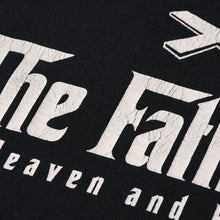 Load image into Gallery viewer, VINTAGE ヴィンテージ 90's God The Father 父なる神 半袖Tシャツ サイズXL ゴッドファーザー サンプリング ブラック 美品 中古 4b013801