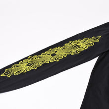 Load image into Gallery viewer, CHROME HEARTS クロムハーツ ロングTシャツ サイズS ブラック ネオン コットン 美品 中古 4b013687