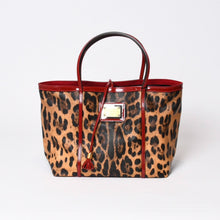 Load image into Gallery viewer, 新品未使用 DOLCE&amp;GABBANA ドルチェアンドガッバーナ トートバッグ BB1564 レオパード エナメル レザー 4b013573