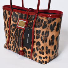Load image into Gallery viewer, 新品未使用 DOLCE&amp;GABBANA ドルチェアンドガッバーナ トートバッグ BB1564 レオパード エナメル レザー 4b013573
