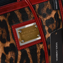 Load image into Gallery viewer, 新品未使用 DOLCE&amp;GABBANA ドルチェアンドガッバーナ トートバッグ BB1564 レオパード エナメル レザー 4b013573