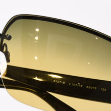 Load image into Gallery viewer, CHANEL シャネル サングラス アイウェア 4107-B c.101/16 サイズ62□15 125 ココマーク ラインストーン イエロー 美品 中古 4b013722