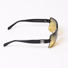 Load image into Gallery viewer, CHANEL シャネル サングラス アイウェア 4107-B c.101/16 サイズ62□15 125 ココマーク ラインストーン イエロー 美品 中古 4b013722