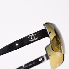 Load image into Gallery viewer, CHANEL シャネル サングラス アイウェア 4107-B c.101/16 サイズ62□15 125 ココマーク ラインストーン イエロー 美品 中古 4b013722