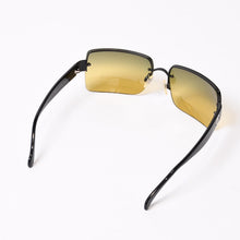 Load image into Gallery viewer, CHANEL シャネル サングラス アイウェア 4107-B c.101/16 サイズ62□15 125 ココマーク ラインストーン イエロー 美品 中古 4b013722