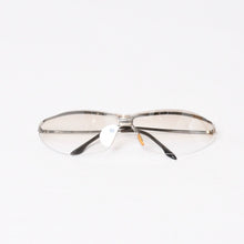 Load image into Gallery viewer, CHANEL シャネル ハーフリム サングラス アイウェア 4042 c.124/6I サイズ120 ココマーク シルバー 美品 中古 4b013731