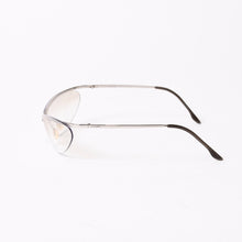 Load image into Gallery viewer, CHANEL シャネル ハーフリム サングラス アイウェア 4042 c.124/6I サイズ120 ココマーク シルバー 美品 中古 4b013731