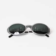 Load image into Gallery viewer, 極美品 CARTIER カルティエ オーバル サングラス アイウェア サイズ53□18 135 グレー シルバー ブラック 中古 4b013654