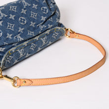 画像をギャラリービューアに読み込む, 極美品 LOUIS VUITTON ルイヴィトン ミニプリーティ ワンショルダーバッグ M95050 モノグラム デニム インディゴブルー 中古 4b013990