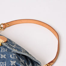 画像をギャラリービューアに読み込む, 極美品 LOUIS VUITTON ルイヴィトン ミニプリーティ ワンショルダーバッグ M95050 モノグラム デニム インディゴブルー 中古 4b013990