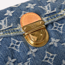 画像をギャラリービューアに読み込む, 極美品 LOUIS VUITTON ルイヴィトン ミニプリーティ ワンショルダーバッグ M95050 モノグラム デニム インディゴブルー 中古 4b013990
