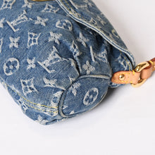 画像をギャラリービューアに読み込む, 極美品 LOUIS VUITTON ルイヴィトン ミニプリーティ ワンショルダーバッグ M95050 モノグラム デニム インディゴブルー 中古 4b013990