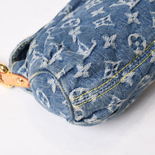 画像をギャラリービューアに読み込む, 極美品 LOUIS VUITTON ルイヴィトン ミニプリーティ ワンショルダーバッグ M95050 モノグラム デニム インディゴブルー 中古 4b013990