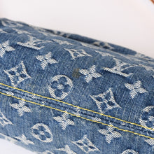 画像をギャラリービューアに読み込む, 極美品 LOUIS VUITTON ルイヴィトン ミニプリーティ ワンショルダーバッグ M95050 モノグラム デニム インディゴブルー 中古 4b013990