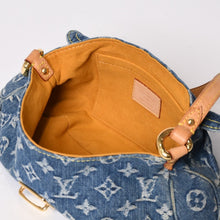 画像をギャラリービューアに読み込む, 極美品 LOUIS VUITTON ルイヴィトン ミニプリーティ ワンショルダーバッグ M95050 モノグラム デニム インディゴブルー 中古 4b013990