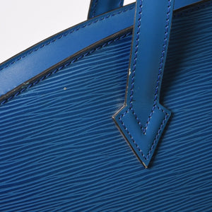 LOUIS VUITTON ルイヴィトン ハンドバッグ トートバッグ サンジャック エピレザー ブルー ゴールド金具 M52275 美品 中古 4b006984