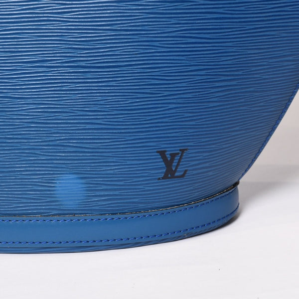 LOUIS VUITTON ルイヴィトン ハンドバッグ トートバッグ サンジャック エピレザー ブルー ゴールド金具 M52275 美品 中古 4b006984