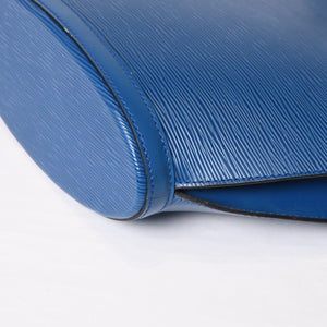 LOUIS VUITTON ルイヴィトン ハンドバッグ トートバッグ サンジャック エピレザー ブルー ゴールド金具 M52275 美品 中古 4b006984