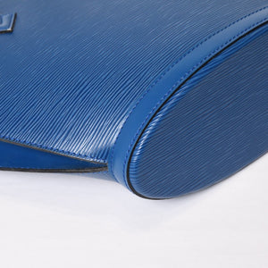 LOUIS VUITTON ルイヴィトン ハンドバッグ トートバッグ サンジャック エピレザー ブルー ゴールド金具 M52275 美品 中古 4b006984