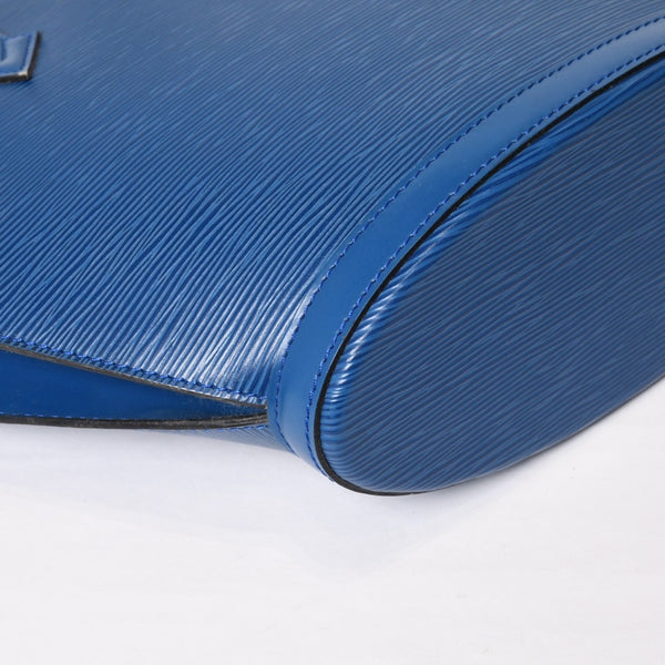 LOUIS VUITTON ルイヴィトン ハンドバッグ トートバッグ サンジャック エピレザー ブルー ゴールド金具 M52275 美品 中古 4b006984
