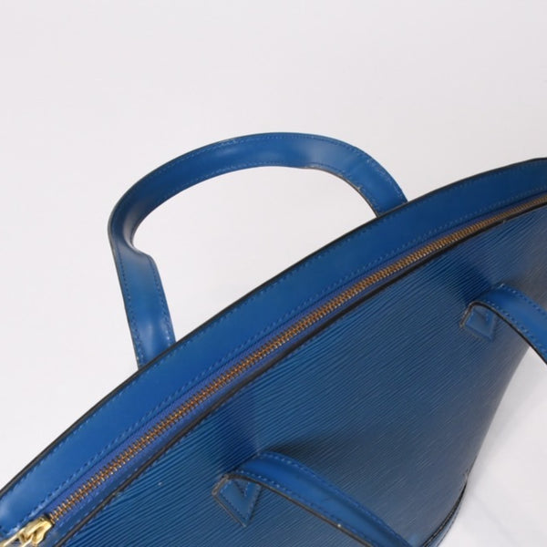 LOUIS VUITTON ルイヴィトン ハンドバッグ トートバッグ サンジャック エピレザー ブルー ゴールド金具 M52275 美品 中古 4b006984
