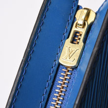 画像をギャラリービューアに読み込む, LOUIS VUITTON ルイヴィトン ハンドバッグ トートバッグ サンジャック エピレザー ブルー ゴールド金具 M52275 美品 中古 4b006984