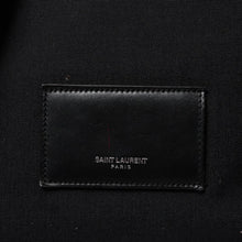 画像をギャラリービューアに読み込む, SAINT LAURENT イヴサンローラン バックパック リュックサック シルバー STARロゴ シルバー金具 美品 中古 4b013955