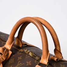 画像をギャラリービューアに読み込む, LOUIS VUITTON ルイヴィトン キーポル55 ボストンバッグ M41414 モノグラム ブラウン ゴールド金具 良品 中古 4b013712