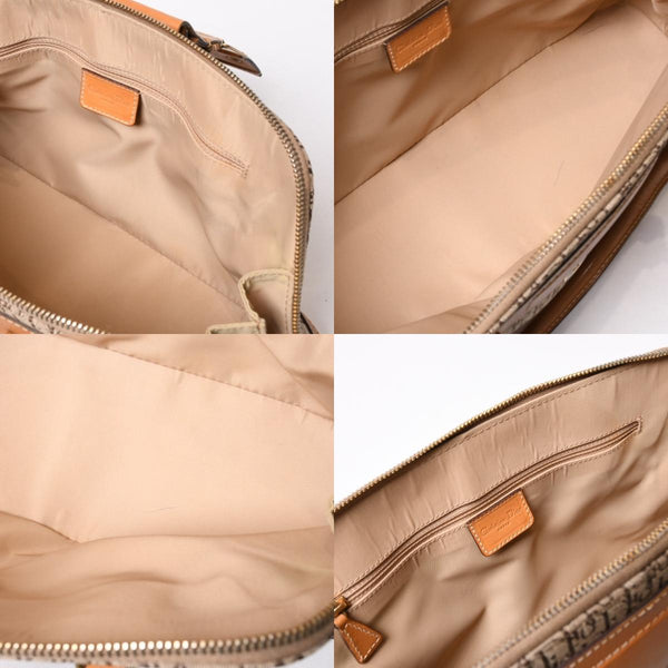 CHRISTIAN DIOR クリスチャンディオール ハンドバッグ ストリートシック トロッター ブラウン BM-0052 ゴールド金具 美品 中古 4b009341