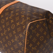 画像をギャラリービューアに読み込む, LOUIS VUITTON ルイヴィトン キーポル55 ボストンバッグ M41414 モノグラム ブラウン ゴールド金具 良品 中古 4b013712