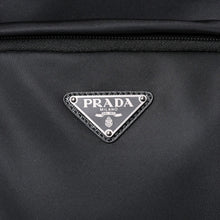 画像をギャラリービューアに読み込む, 極美品 PRADA プラダ Re-Nylon リナイロン バックパック リュック 2VZ081 ブラック シルバー金具 中古 4b013950